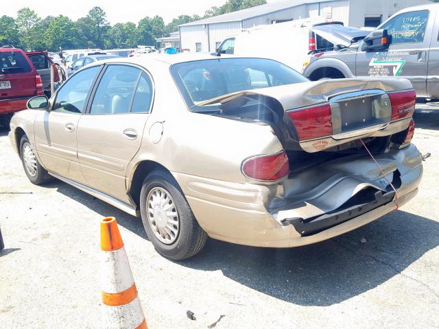 1G4HP52K95U161565 - 2005 BUICK LESABRE CU BEIGE photo 3