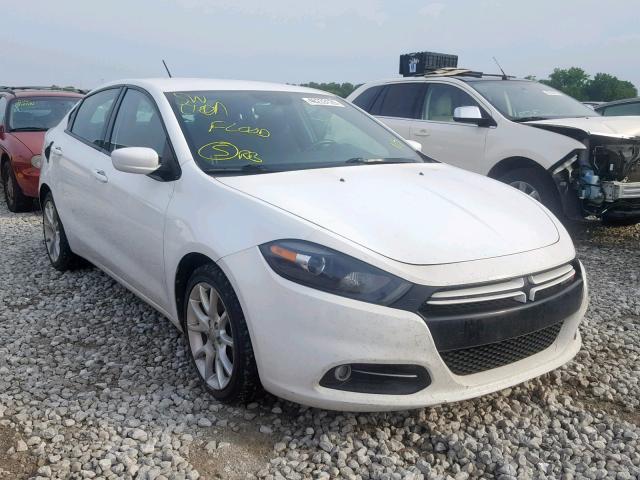 1C3CDFBA5DD105548 - 2013 DODGE DART SXT WHITE photo 1