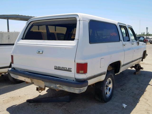 1GNEV16K2LF119795 - 1990 CHEVROLET SUBURBAN V WHITE photo 4