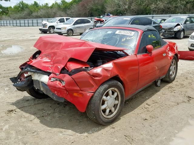 JM1NA3534T0712314 - 1996 MAZDA MX-5 MIATA RED photo 2