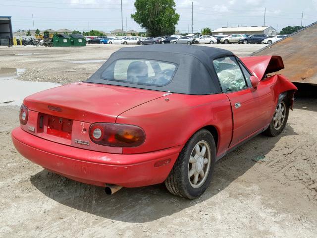 JM1NA3534T0712314 - 1996 MAZDA MX-5 MIATA RED photo 4