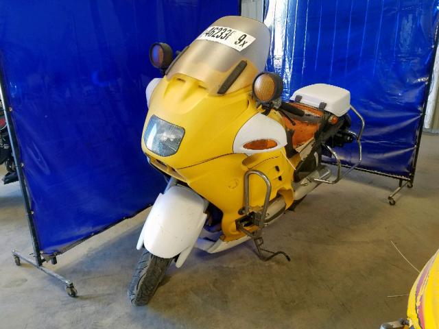 WB10418A61ZC70175 - 2001 BMW R1100 RT YELLOW photo 2