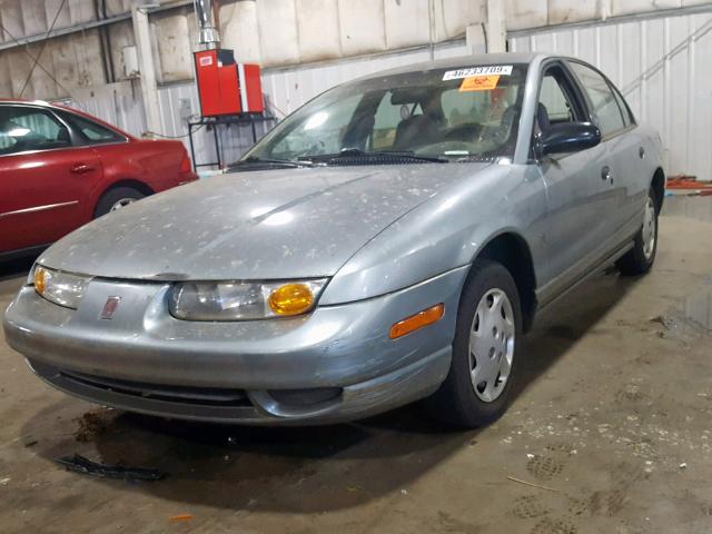 1G8ZH52892Z228278 - 2002 SATURN SL1 BLUE photo 2