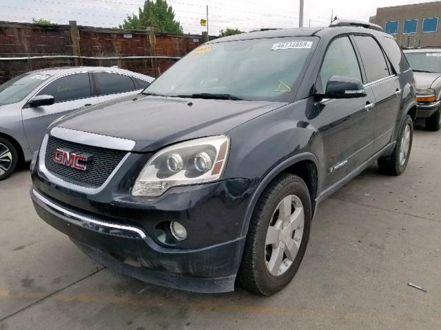 1GKEV23777J148277 - 2007 GMC ACADIA SLT შავი ფოტო 2