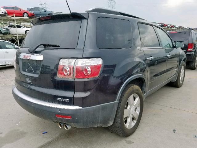 1GKEV23777J148277 - 2007 GMC ACADIA SLT შავი ფოტო 4