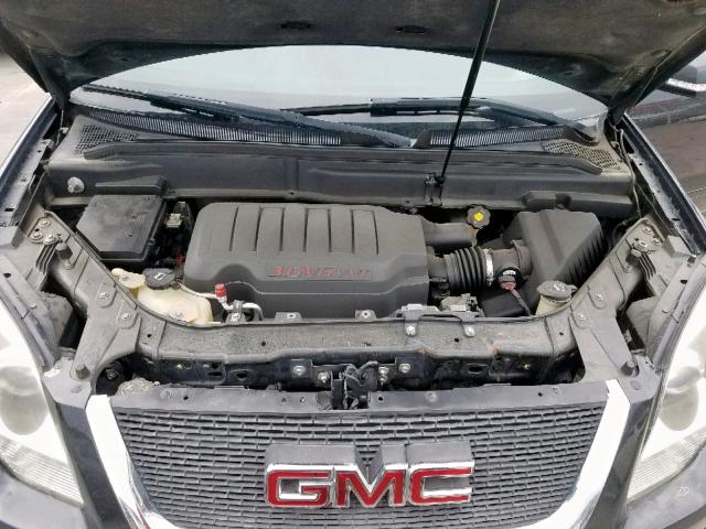 1GKEV23777J148277 - 2007 GMC ACADIA SLT შავი ფოტო 7