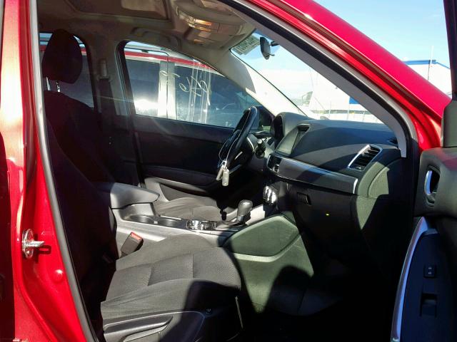 JM3KE4CY9G0676113 - 2016 MAZDA CX-5 TOURI RED photo 5