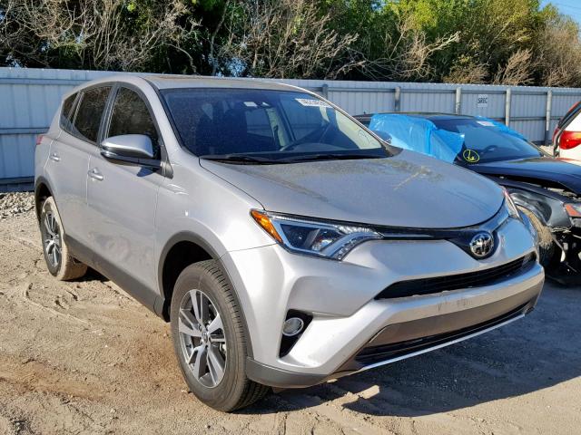 JTMWFREV9JJ203708 - 2018 TOYOTA RAV4 ADVEN SILVER photo 1