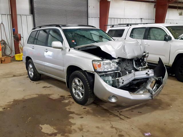 JTEEP21AX40030211 - 2004 TOYOTA HIGHLANDER SILVER photo 1