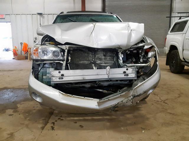 JTEEP21AX40030211 - 2004 TOYOTA HIGHLANDER SILVER photo 9