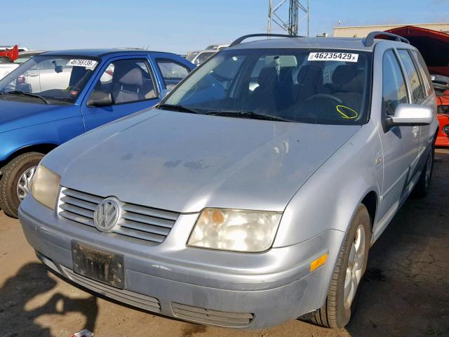 WVWSE61J34W000615 - 2004 VOLKSWAGEN JETTA GLS SILVER photo 2