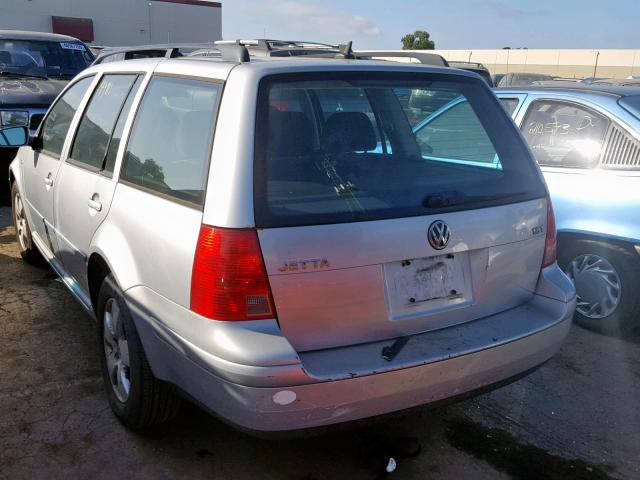 WVWSE61J34W000615 - 2004 VOLKSWAGEN JETTA GLS SILVER photo 3