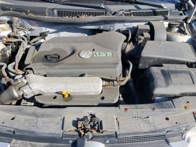 WVWSE61J34W000615 - 2004 VOLKSWAGEN JETTA GLS SILVER photo 7