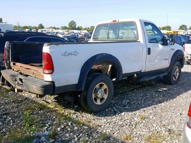 1FTSF21P56EB77511 - 2006 FORD F250 SUPER WHITE photo 4