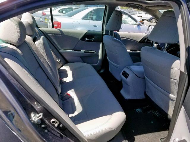 1HGCR3F89HA023737 - 2017 HONDA ACCORD EXL GRAY photo 6