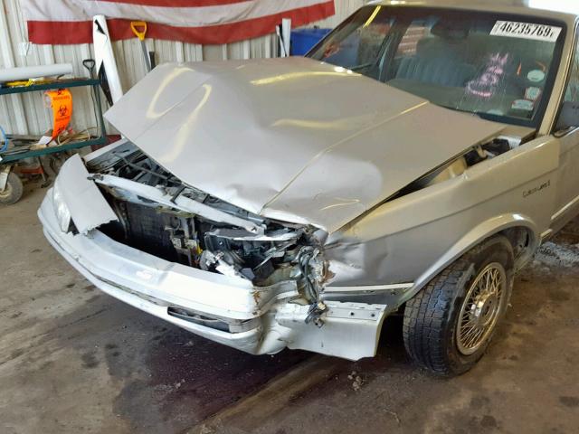 1G3AG55N4P6300553 - 1993 OLDSMOBILE CUTLASS CI 灰色 照片 9