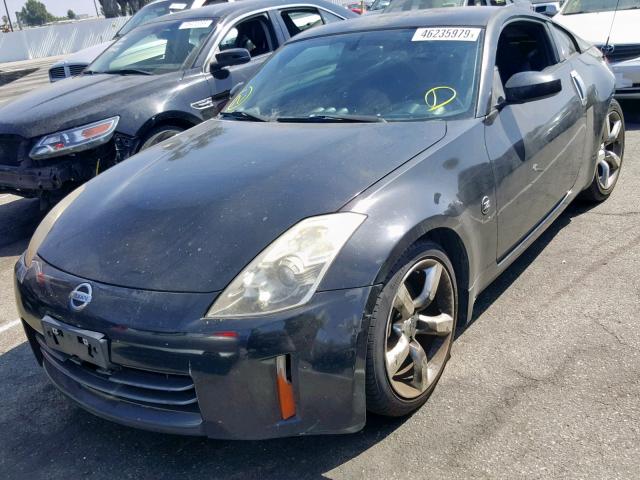 JN1BZ34D38M706464 - 2008 NISSAN 350Z COUPE BLACK photo 2