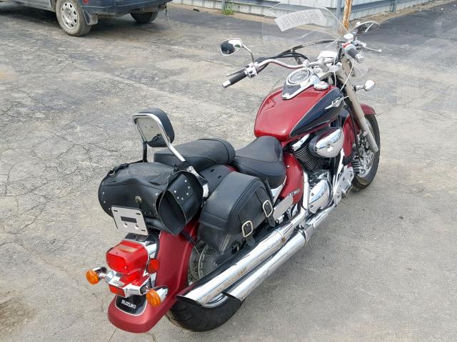 JS1VS55A872107580 - 2007 SUZUKI VL800 MAROON photo 4