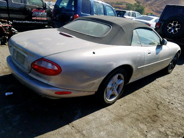 SAJGX2040XC031901 - 1999 JAGUAR XK8 SILVER photo 4