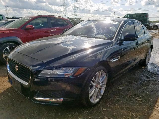 SAJBK4BVXGCY19806 - 2016 JAGUAR XF PRESTIG BLACK photo 2