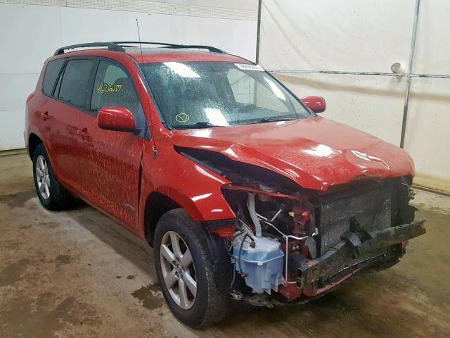 JTMBK31V585055038 - 2008 TOYOTA RAV4 LIMIT RED photo 1