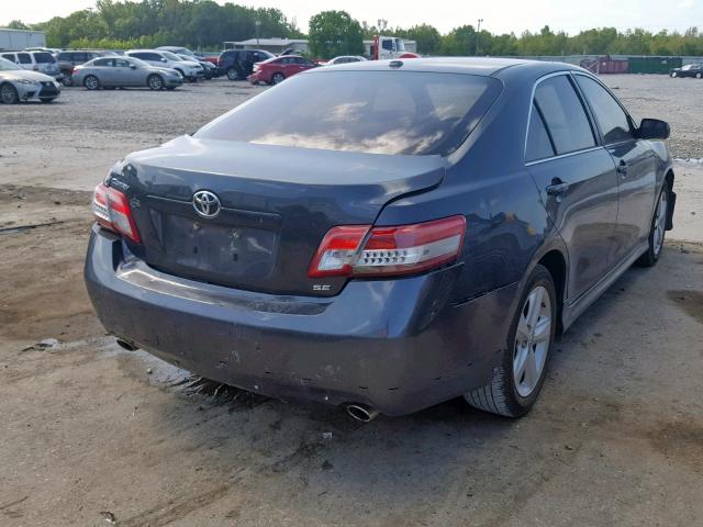 4T1BF3EKXAU020314 - 2010 TOYOTA CAMRY BASE GRAY photo 4