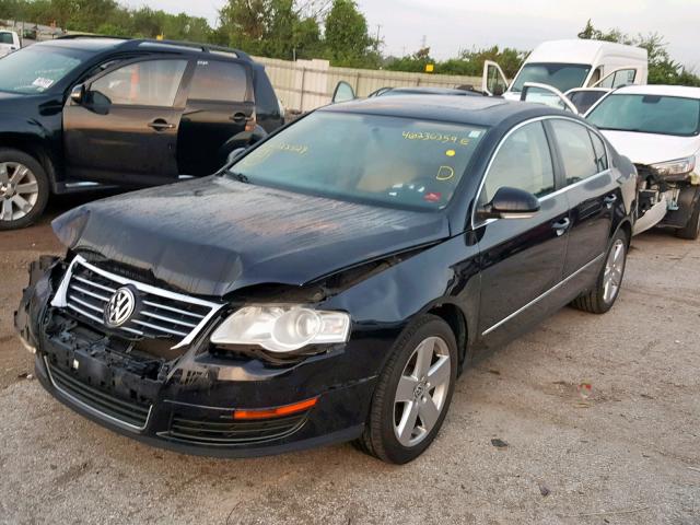 WVWAK73C58E123529 - 2008 VOLKSWAGEN PASSAT KOM BLACK photo 2