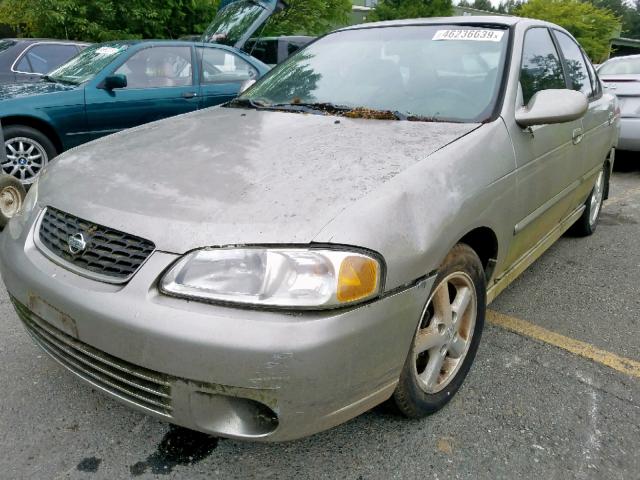 3N1BB51D31L109027 - 2001 NISSAN SENTRA SE SILVER photo 2