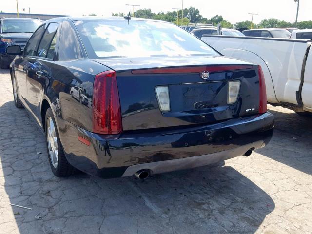 1G6DW677350222693 - 2005 CADILLAC STS BLACK photo 3