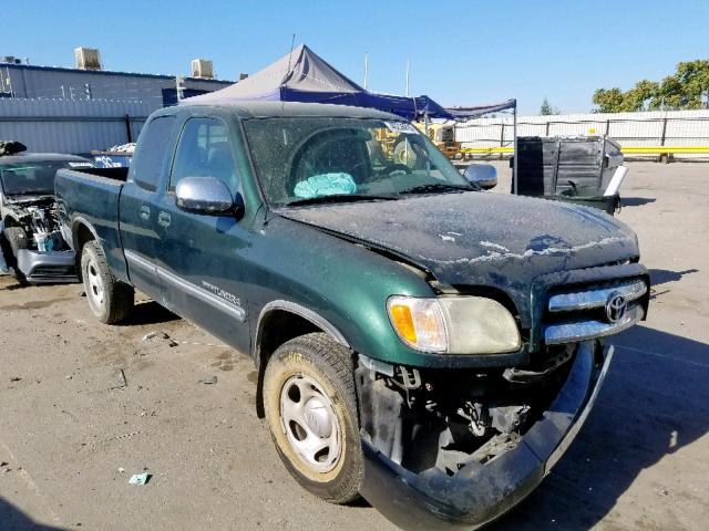 5TBRN34144S438920 - 2004 TOYOTA TUNDRA ACC GREEN photo 1