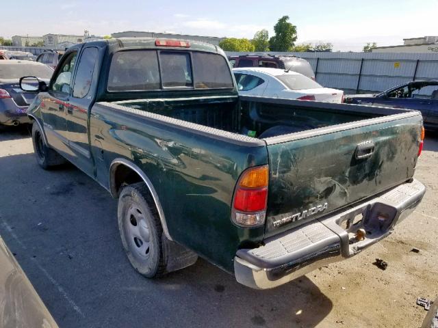 5TBRN34144S438920 - 2004 TOYOTA TUNDRA ACC GREEN photo 3