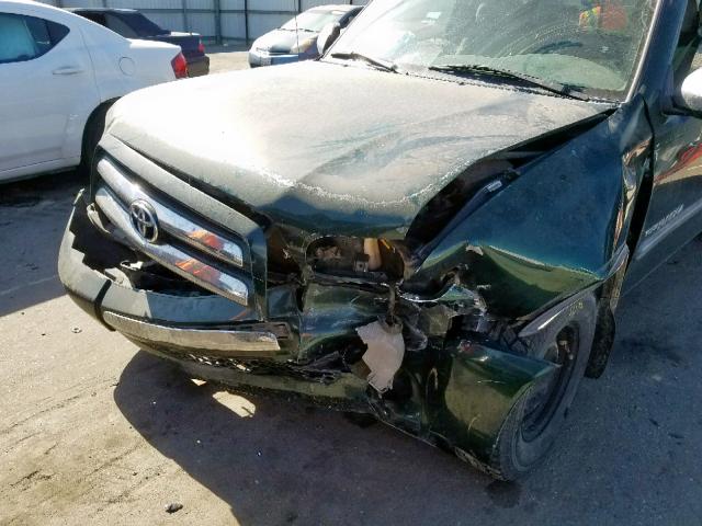 5TBRN34144S438920 - 2004 TOYOTA TUNDRA ACC GREEN photo 9