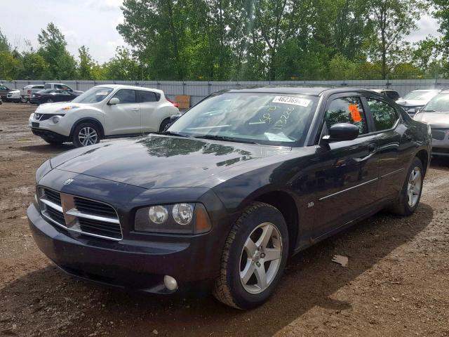 2B3CA3CV5AH124864 - 2010 DODGE CHARGER SX BLACK photo 2