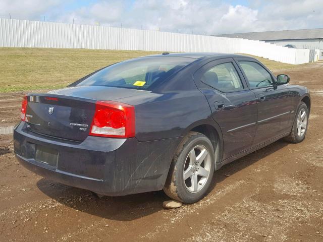 2B3CA3CV5AH124864 - 2010 DODGE CHARGER SX BLACK photo 4