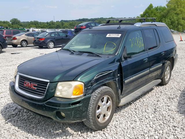 1GKET12PX46140464 - 2004 GMC ENVOY XUV GREEN photo 2