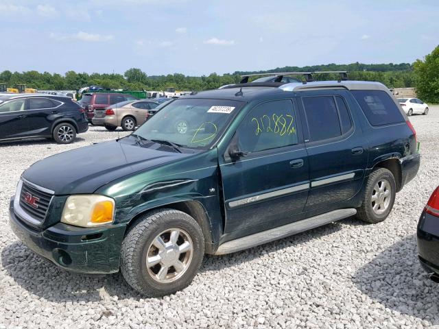 1GKET12PX46140464 - 2004 GMC ENVOY XUV GREEN photo 9