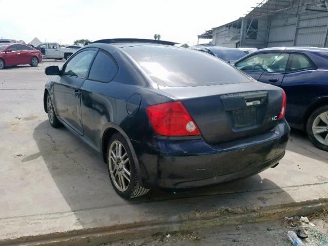 JTKDE177970151739 - 2007 TOYOTA SCION TC შავი ფოტო 3