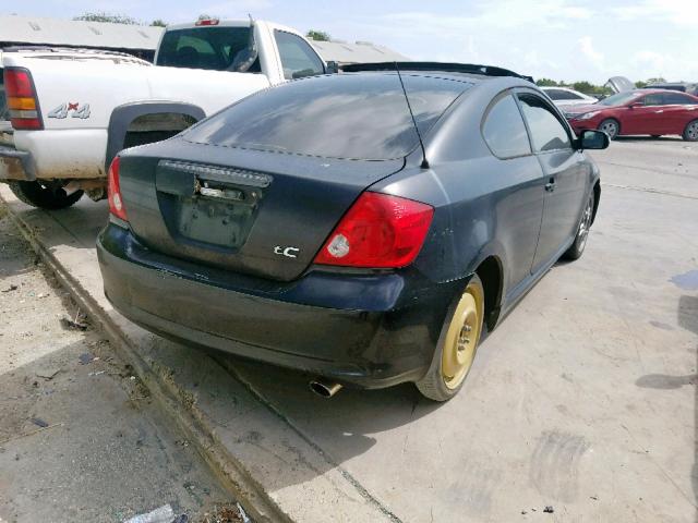 JTKDE177970151739 - 2007 TOYOTA SCION TC შავი ფოტო 4