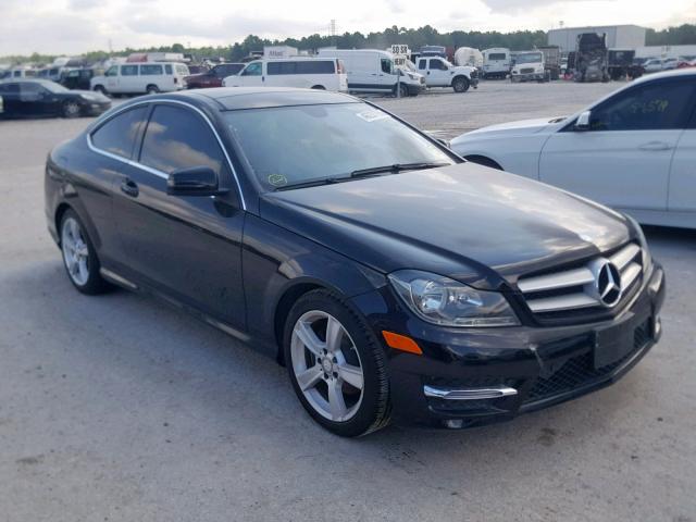 WDDGJ4HB2DG063306 - 2013 MERCEDES-BENZ C 250 BLACK photo 1