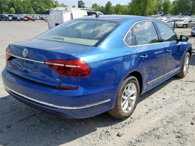 1VWAT7A35HC014870 - 2017 VOLKSWAGEN PASSAT S BLUE photo 4