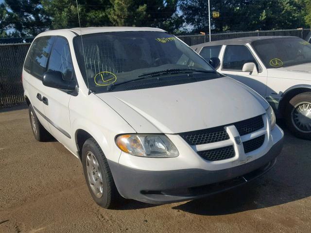 1D4GP213X3B339293 - 2003 DODGE CARAVAN C/ WHITE photo 1