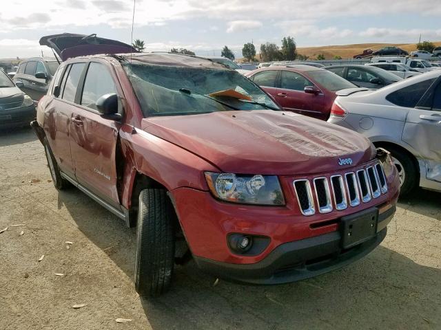 1C4NJCBA4GD568295 - 2016 JEEP COMPASS SP RED photo 1