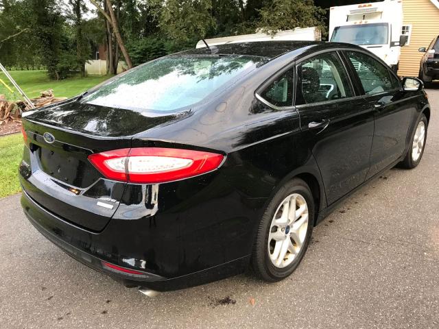 3FA6P0HD5GR108255 - 2016 FORD FUSION SE BLACK photo 4