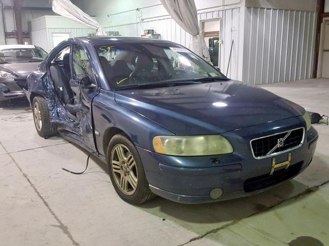 YV1RS592362554403 - 2006 VOLVO S60 2.5T BLUE photo 1