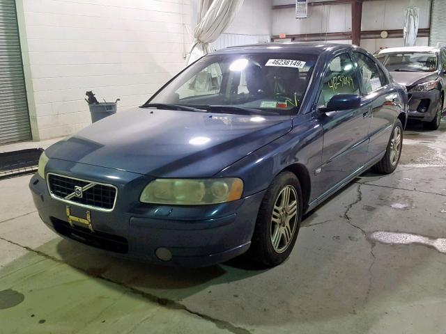 YV1RS592362554403 - 2006 VOLVO S60 2.5T BLUE photo 2
