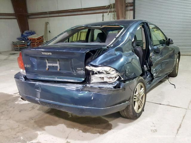 YV1RS592362554403 - 2006 VOLVO S60 2.5T BLUE photo 4