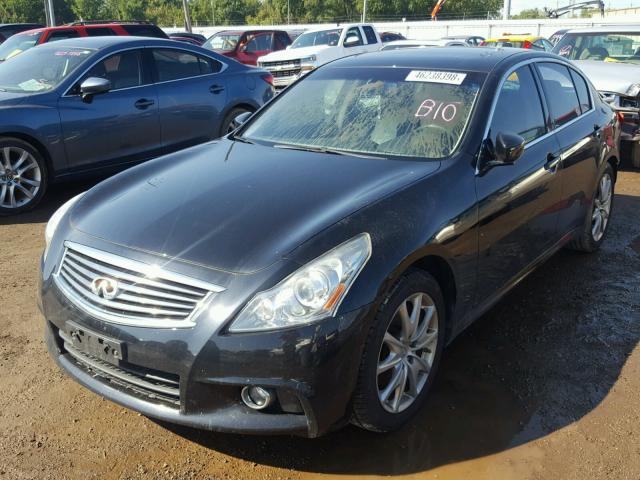 JN1CV6AR6BM408953 - 2011 INFINITI G37 BLACK photo 2