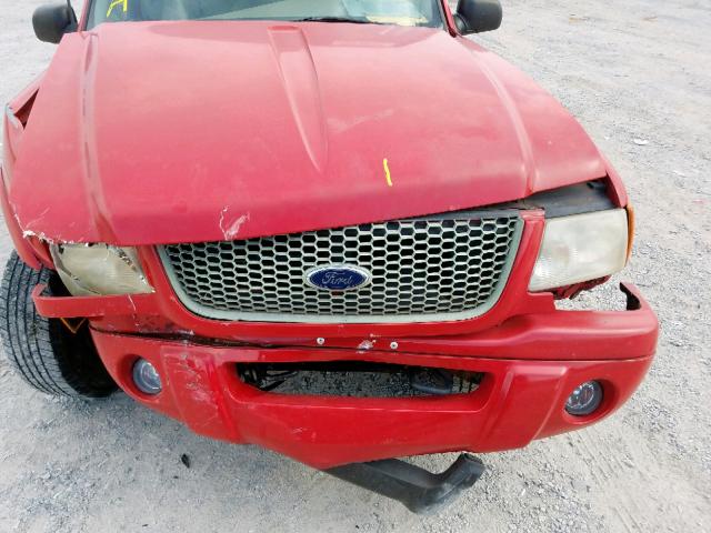 1FTYR14U91TA06620 - 2001 FORD RANGER SUP RED photo 7