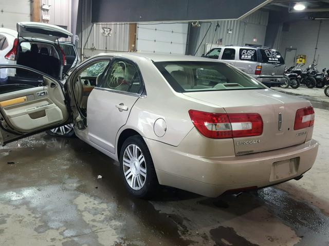 3LNHM26126R645143 - 2006 LINCOLN ZEPHYR BEIGE photo 3