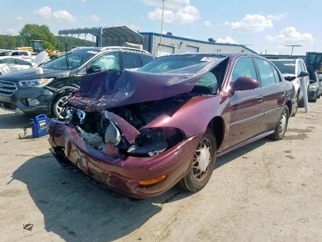 1G4HP52K93U236049 - 2003 BUICK LESABRE CU BURGUNDY photo 2